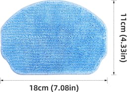 Robotstofzuiger accessoires - Geschik voor ZCWA ONSON MAMNV BR150 & BR151 - met filter, mop pad en zijborstels - 10 stuks — thumbnail 4