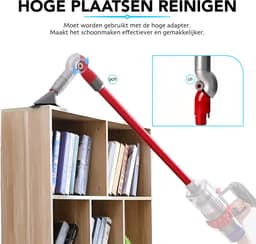 TOFY® Adapter met Snelle Ontgrendeling geschikt voor Dyson V11, V10, V8 & V7 - Opzetstuk - 90 Graden Rotatie - Mondstuk - Stofzuigeraccessoires — thumbnail 3