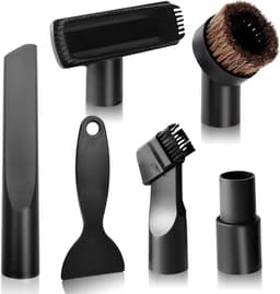Allecto plus - Stofzuigermondstukkenset 6 stuks Ø 32/35 mm, Reinigingsset Vloerzuigmonden - Borstelzuigmond - Voegenzuigmond - Meubelborstel - Kärcher Miele Geschikt - Stofzuiger Accessoires — thumbnail 1