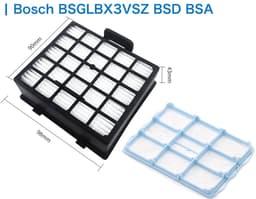 Geschikt voor Bosch Siemens stofzuigers BSGLBX3VSZ, BSD, BSA filters, HEPA-filters en accessoires. — thumbnail 1