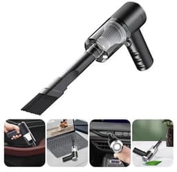 Autostofzuiger Draadloze handheld drie-in-één stofzuiger - Mini draagbare, USB snoerloze, oplaadbare mini-stofzuiger Geschikt voor auto's, huizen en kantoren — thumbnail 1