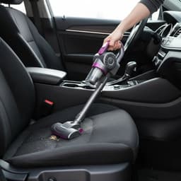 Draadloze Handstofzuiger 4-in-1 – 8500Pa Krachtige Zuigkracht – Met UVC UV-Lamp – Type-C Oplaadbaar – Voor Auto, Huis en Meubels – Paars — thumbnail 2