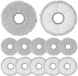 PromoHome 12x microvezel wisdoeken geschikt voor Dreame L10 Ultra/ L10S Pro/ L10S Ultra/ L10S Pro Ultra Heat/ L20 L30 L40 L50 Ultra/ X30 X40 X50 Ultra — thumbnail 1