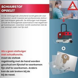 20 Stofzuigerzakken 20L Compatibel voor Alle 20 Liter Stofzuigers voor Nat Gebruik — thumbnail 1