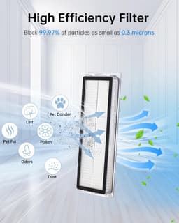 Accessoiresset - 20-delige - Geschikt voor Xiaomi X20+ X10+ X10 PLUS Robotstofzuiger - 2 Hoofdborstel, 6 Dweilpads, 6 Zijborstels, 6 Filters — thumbnail 5