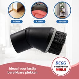 DEGG® - Stofzuiger Plumeau 35mm - Geschikt voor Miele - Opzetstuk Stofzuiger - Plumeauborstel - Stofzuiger Mond - Opzetborstel - Plumeau Stofzuiger Mondstuk - Stofzuiger Hulpstuk - Plumeau Compact - 2 STUK(S) — thumbnail 3