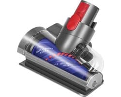 Anti Klit Borstel Geschikt Voor Dyson Steelstofzuiger V15, V11, V10, V8 & V7 - Mini Turbo Zuigmond - Matrasborstel - Opzetstuk - Stofzuigermondstuk - Mondstuk - Stofzuigeraccessoires - Grijs -Stofzuigermondstuk voor Huisdierharen