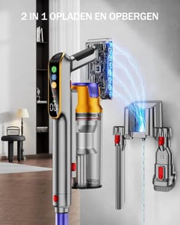 RFWR® Draadloze Steelstofzuiger met 45000Pa Zuigkracht en 70 Minuten Accuduur — thumbnail 2
