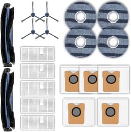 (20 stuks) C20 Omni reserveonderdelen Geschikt voor Eufy C20 Omni robotstofzuiger, 2 rolborstels, 4 zijborstels, 5 HEPA-filters, 5 stofzakken, 4 dweilpads, stofzuigeropzetstukken accessoireset — thumbnail 1