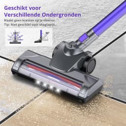 IAB® Steelstofzuiger - Steelstofzuiger Draadloos - Steelstofzuigers - Steelstofzuiger Zonder Zak Op Accu - Stofzuiger Draadloos - Stofzuiger Robot - Steelstofzuiger Met Snoer — thumbnail 4