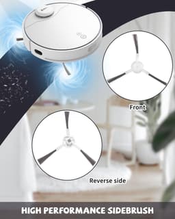Accessoireset geschikt voor Dreame L10s Ultra/L10 Ultra robotstofzuiger. Bevat: 1 hoofdborstel, 7 zijborstels, 4 filters, 6 dweilpads, 4 stofzakken en 1 reinigingsborstel. — thumbnail 3