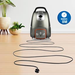 Stofzuiger - Reinigingsapparaat - Thuis en kantoor - Ultrastil ontwerp - 3 liter capaciteit - Zwart — thumbnail 3