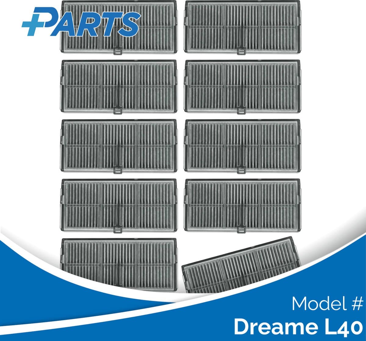 Dreame L40 Filters (10 Stuks, Plus.Parts® alternatief voor RHF14) — afbeelding 1