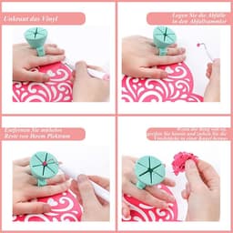 Afvalverzamelaar - Plotter accessoires - Vinyl verwijderen - Zachte siliconen - 2 stuks - Lichtgroen — thumbnail 3