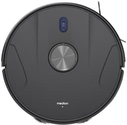 MEDION Robotstofzuiger 2-in-1 met leegstation, lasernavigatie en dweilfunctie X51 SW+, 10000 Pa zuigkracht, 2in1 robot, roterende dweilen, kruislijnlaser, grijs — thumbnail 1