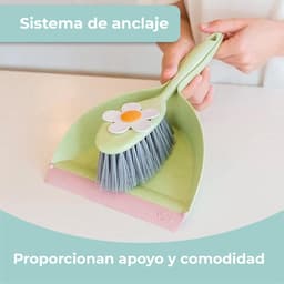 Handveger en Stoffer Set - Ideaal voor Houtkachel, Barbecue en Kruimels - Compact en Multifunctioneel — thumbnail 2