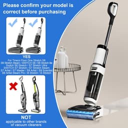 Allecto - Roller Brush - Filter - Duurzaam en effectief - 5 stuks - Vervangingsset voor stofzuiger - Geschikt voor Tineco Floor Stretch S6 — thumbnail 2
