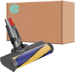 ZENC® Vuildetectie Zuigmond Geschikt voor Dyson V15, V11, V10, V8 & V7 Steelstofzuiger- Vloerzuigmond - Stofzuigermondstuk - Opzetstuk - Mondstuk - Stofzuigeraccessoires - Grijs — thumbnail 3
