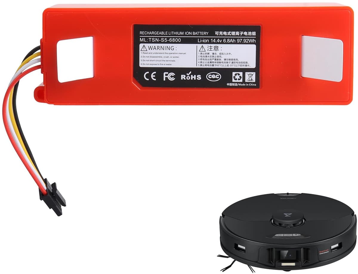 Stofzuigeraccu - 14,4 V - 6800 mAh - Lithium-ion — afbeelding 1
