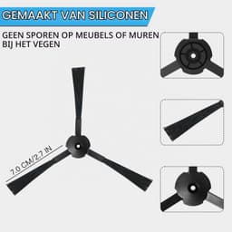 Zijborstelset voor robotstofzuiger - 6 stuks - Met schroevendraaier — thumbnail 5
