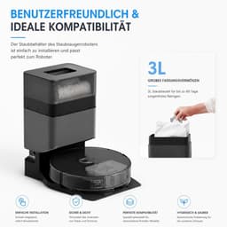14 stuks stofzakken voor Roborock Q7 L5+/Q10 S5+/S7 Max Ultra/Q5 Pro+/Q8 Max+/S8+/S8 Pro Ultra/S7 MaxV Ultra/S7 Pro Ultra/Q7+/Q7 Max+/T8/Q5+/G10S PRO/Q7 Max+ stofzuiger afzuigstation — thumbnail 4