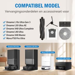 24-delige accessoire set Dreame L10s Ultra Gen 3, L50 Ultra AE, X40 Ultra — thumbnail 5