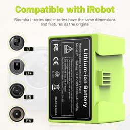 5000 mAh Vervangende Accu voor iRobot Roomba i7 — thumbnail 5