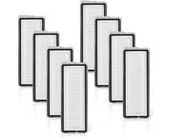8 stuks HEPA-filter accessoires voor Roborock QV 35A, QV35S, Qrevo S, Qrevo Pro, Qrevo Curv, Qrevo Edge, Qrevo Curv S5X, Qrevo Edge S5A en Qrevo S5V robotstofzuiger