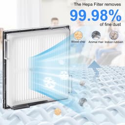 Dailygoods- HEPA Filter wasbaar en herbruikbaar - Stofzuigerfilter - Compatibel met Roborock Q10 S5/X5 - Sterkere zuigkracht - Effectieve filtratie - Verwijdert stof en vuil — thumbnail 4