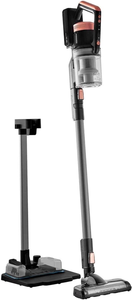 Draadloze Steelstofzuiger - Met Dweilfunctie - Stofzuigen en Dweilen - 2-in-1 Functionaliteit - 700 ml - Zwart Koper — afbeelding 1