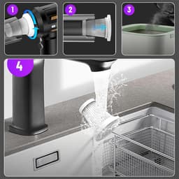 REDOM Stofzuiger 22.000 Pa – Draadloze handstofzuiger met krachtige zuigkracht – 3 standen – Borstelloze motor – 4-in-1 zuigen, blazen, opblazen en vacuüm trekken – Auto en huis — thumbnail 5