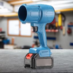 Draadloze Luchtstof - Handstofzuiger - Snel Oppervlakken Reinigen - Krachtige 19000 Tpm - 6000mAh Batterij - Blauw — thumbnail 5