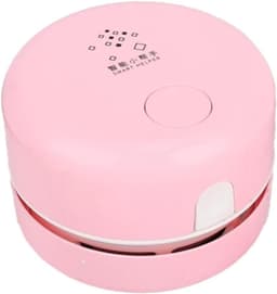 Mini Bureau Stofzuiger - Tafel Reiniger - Bureau Schoonmaken - Compact Ontwerp - Draagbaar - Roze — thumbnail 1