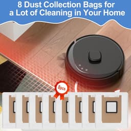 COYICOLI 8 Pack Stofzakken voor Eufy Omni C28 E25 E28 Robot Vacuüm Vervanging - ShopVlot — thumbnail 5