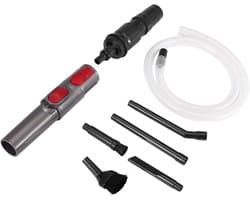 Mini Stofzuiger Set - Reinigingsborstels - Auto Interieur Reinigen - Draagbare Oplossing - 9 Stuks - Zwart