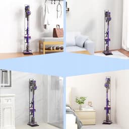 Universeel Stofzuiger Standaard - Stofzuigerstandaard Compatibel met Dyson Gen5/V15/V11/V10/V8/V7/V6 - Vrijstaande Steelstofzuiger Houder - Verplaatsbare Wielen - Antislipvoet - Zonder Boren - met Accessoires Houders - Stabiele Metalen — thumbnail 3