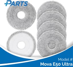 Mova E50 Ultra Dweilpads (6 Stuks, Plus.Parts® alternatief voor RMP8) — thumbnail 1