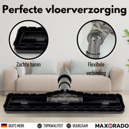 Maxorado Parketborstel - Harde vloerzuigmond geschikt voor Dyson BigBall stofzuiger - BIG BALL 96742201, 967422-01, CY22, CY23, CY26, CY28 — thumbnail 2