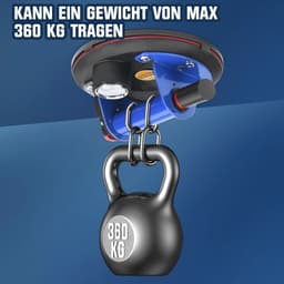 Set van 2 Zuiglifters voor Glas en Tegels - Draagkracht tot 360 kg - Metalen Handgreep — thumbnail 2