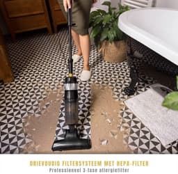 DYNA® Steelstofzuiger met snoer - Steelstofzuiger - Stofzuiger - Zwart/Geel - ‎13cm x 25cm x 113cm — thumbnail 4