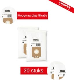 3-D stofzuigerzakken geschikt voor Nilfisk Power / Select series 20 stuks — thumbnail 2