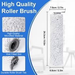 Borstelrollen Set - Reserveonderdelen Stofzuiger - Grondige Vloerreiniging - Duurzame Materialen - 24x11x5.5cm — thumbnail 4