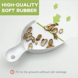 Stoffer en blik set - Mini bezem combi - Kleine oppervlakken reinigen - Ergonomisch anti-slip handvat - 1 stuks - Groen — thumbnail 4
