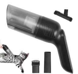 Haarstofzuiger Huisdieren - Grooming Tool - Haren Verwijderen - Krachtige Zuigtechnologie - 40 Min Gebruik - Zwart — thumbnail 1