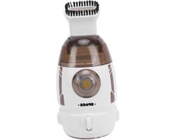 Mini desktopstofzuiger - Draagbare reiniger - Bureaublad schoonmaken - 600 Pa zuigkracht - 55 ml capaciteit - Grijs
