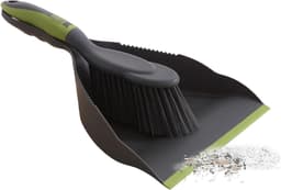 Kleine bezem stoffer - Huishoudset - Dagelijks opruimen - Stevig PP materiaal - Compact ontwerp - Grijs — thumbnail 1
