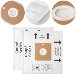 Dailygoody - Stofzuigerzakken Nilfisk Coupe Neo - 12 Stuks - Sterke Kwaliteit - Geschikt voor Nilfisk One - Vervangende Zak - Ideaal voor Huishoudens ... — thumbnail 5