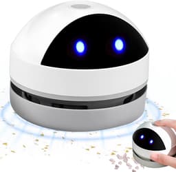 Mini desktop stofzuiger - Kruimelzuiger - Toetsenbord Stofzuiger - Draadloze stofzuiger - Handstofzuiger - Kleine Stofzuiger - USB oplaadbaar - voor bureau, kantoor, auto, kussen en toetsenbord — thumbnail 1