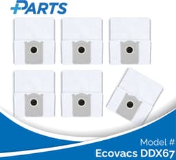 Ecovacs DDX67 Stofzakken (6 Stuks, Plus.Parts® alternatief voor DDB030041) — thumbnail 1