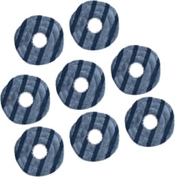 8 stuks vervangende dweildoek voor Eufy X10 PRO en X10 Omni robotstofzuiger - herbruikbaar - wasbaar - 12.7*12.7 cm — thumbnail 1